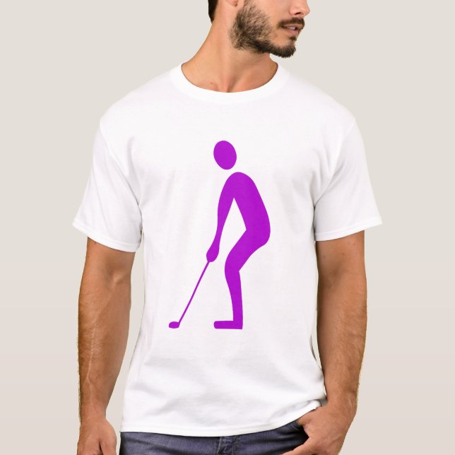 Putting - Purple T-Shirt (Front)
