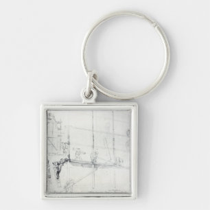 Putting up Scaffolding outside Craig's House Keychain