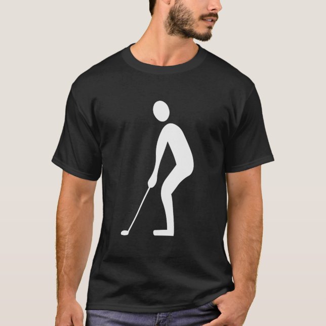 Putting - White T-Shirt (Front)
