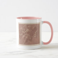Putto and Angel Holding a Banderole