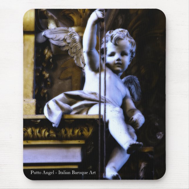 Putto Angel Mousepad (Front)