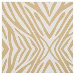 Putty Neutral Zebra Fabric