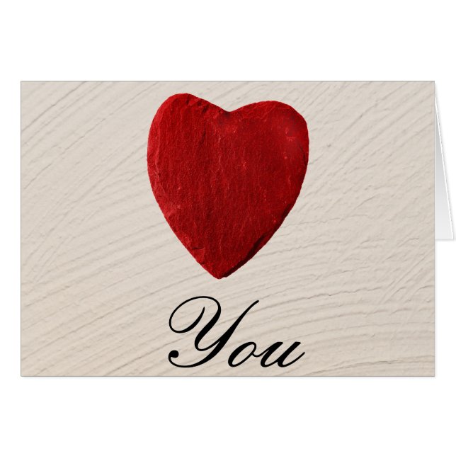 Putzhintergrund Love you (Front Horizontal)