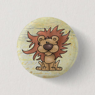 Putziger Löwe 1 Inch Round Button