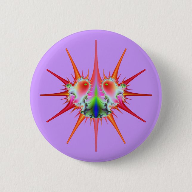 Puumala Bug 2 Inch Round Button (Front)