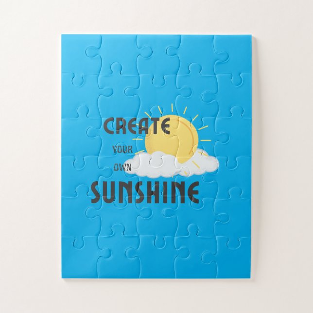 Puzzels Create Your Own Sunshine Jigsaw Puzzle (Vertical)