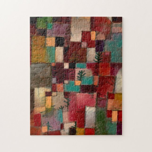 Puzzle パウル・クレー （Paul Klee）　パズル　「レッドグリーンとヴィオレットイエローの鼓動」 (Vertical)