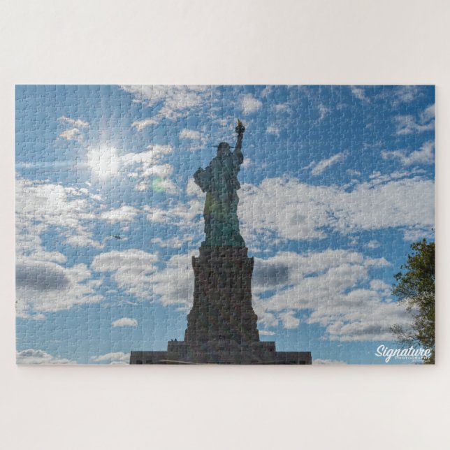 Puzzle 1000 Pce Jigsaw - Statue de la liberté, New York (Horizontal)