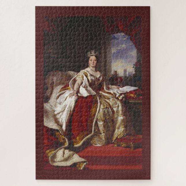 Puzzle 1000 pièces Coronation de la reine Victoria (Vertical)
