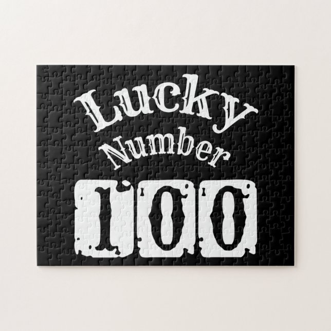 Puzzle 100 - Lucky Number 100 Luck (Horizontal)