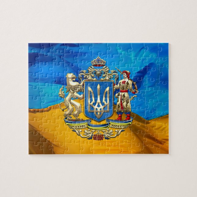 Puzzle [100] L'Ukraine : Plus grand manteau des bras (Horizontal)