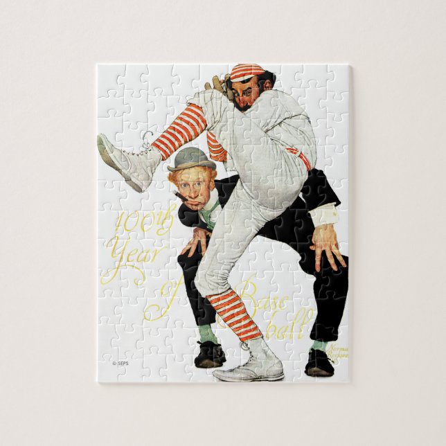Puzzle 100e anniversaire du baseball (Vertical)