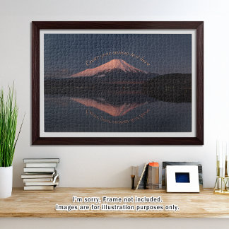 Puzzle [1014] Mt.Fuji – Reflections of a Scarlet Dawn