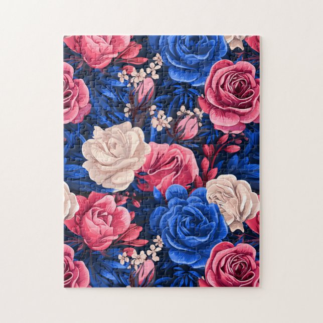 Puzzle #11 Modèle floral (Vertical)