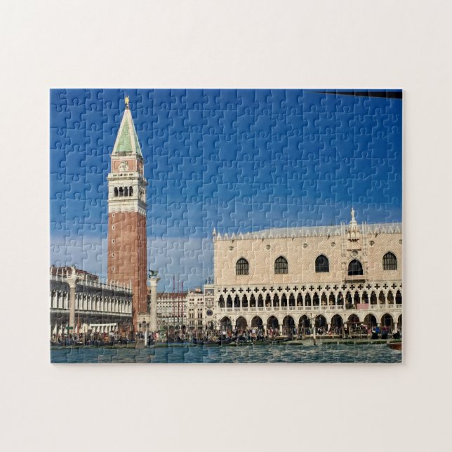 Puzzle 11 x 14 VUE CLASSIQUE VENISE ET LE PALAIS DES DOGE (Horizontal)