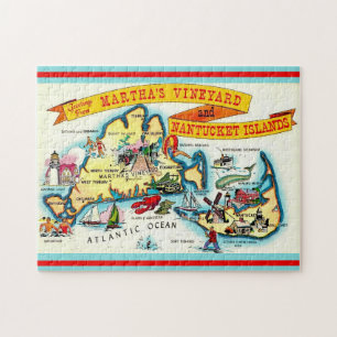 Puzzle 11x14 de Nantucket Martha's Vineyard