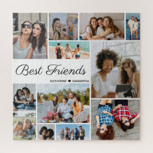 Puzzle 12 Photo Collage Meilleurs Amis Pour Toujours