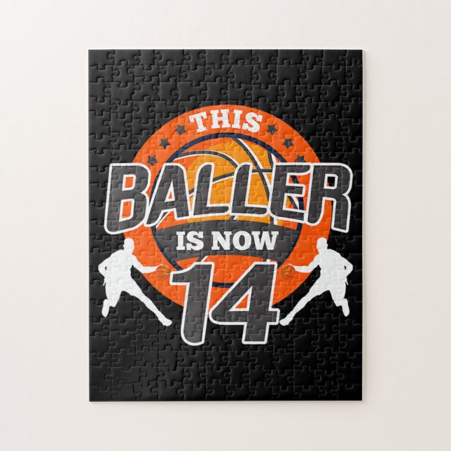 Puzzle 14 Ans Basketball Enfant Fils cadeau (Vertical)