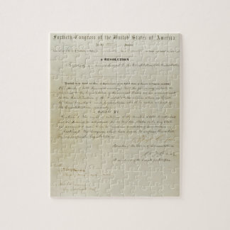 Puzzle 15ème amendement initial Constitution américaine