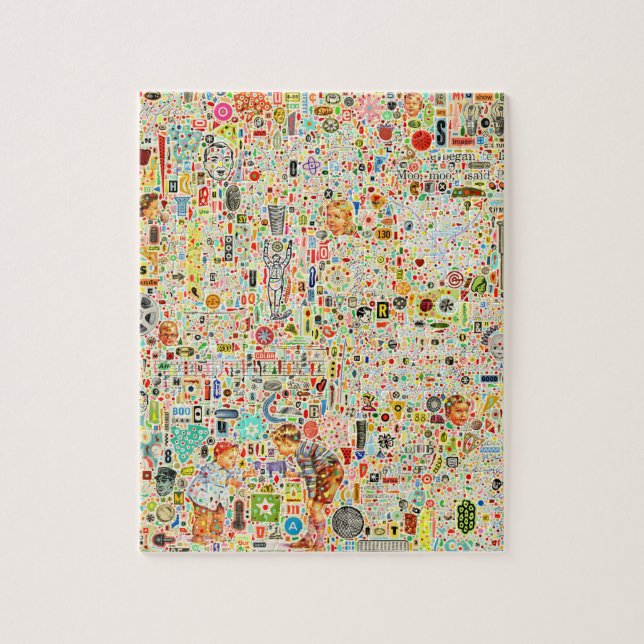 Puzzle, 16" x 20", 520 pieces jigsaw puzzle (Vertical)