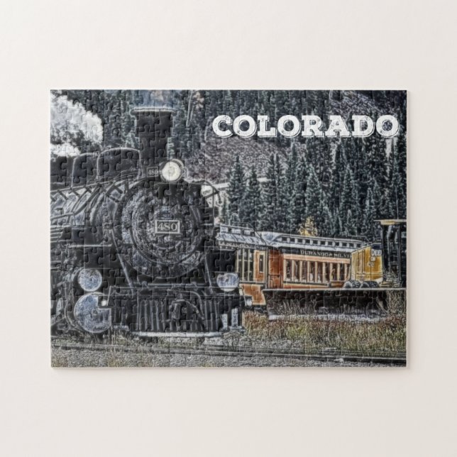 Puzzle 1881 Chemin de fer Durango & Silvertown Narrow Gag (Horizontal)