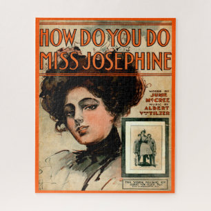 Puzzle 1909 Comment faire Mlle Josephine partition
