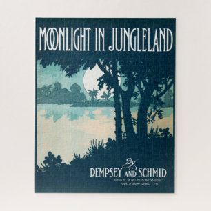 Puzzle 1909 Lumière de la lune dans Jungleland partition