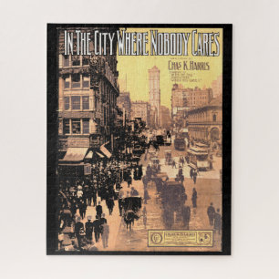 Puzzle 1910 Dans la ville où personne ne s'intéresse à la