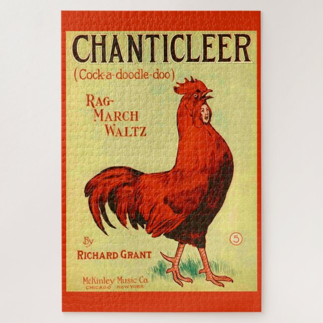 Puzzle 1910 Partition Chanticleer (Vertical)