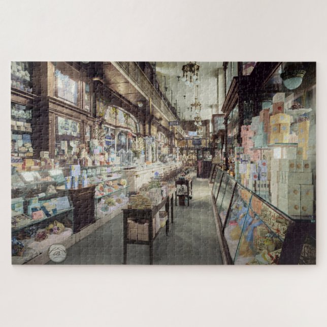 Puzzle 1910 Pharmacie à la station Pennsylvania de New Yo (Horizontal)