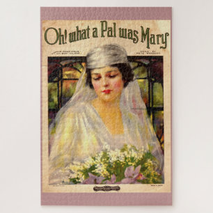 Puzzle 1919 Oh ! Quelle feuille de chanson Pal Était Mary