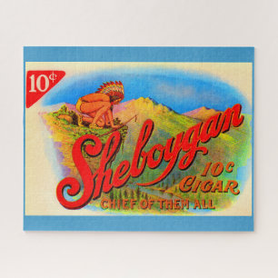 Puzzle 1920s Sheboygan cigar label