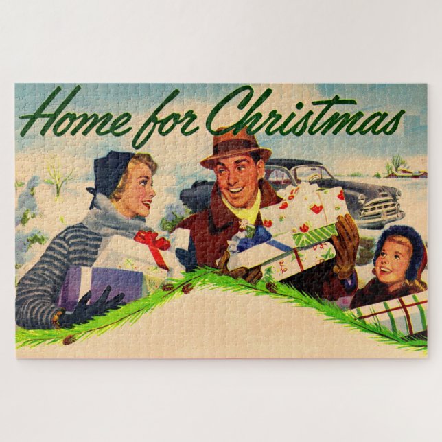Puzzle 1940 Accueil pour Noël (Horizontal)