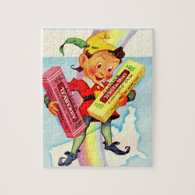 Puzzle 1940 Clark’s chewing gum elf (Vertical)