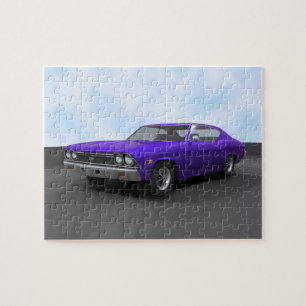 Puzzle: 1968 Chevelle SS: Purple Finish Jigsaw Puzzle