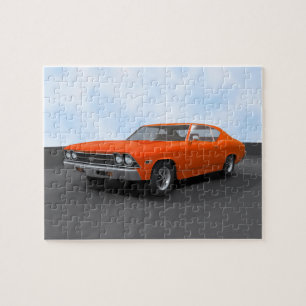 Puzzle: 1969 Chevelle SS: Orange Finish Jigsaw Puzzle
