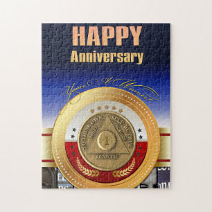 Puzzle 1 an Coin Anniversaire AA Vous êtes un gagnant Pri