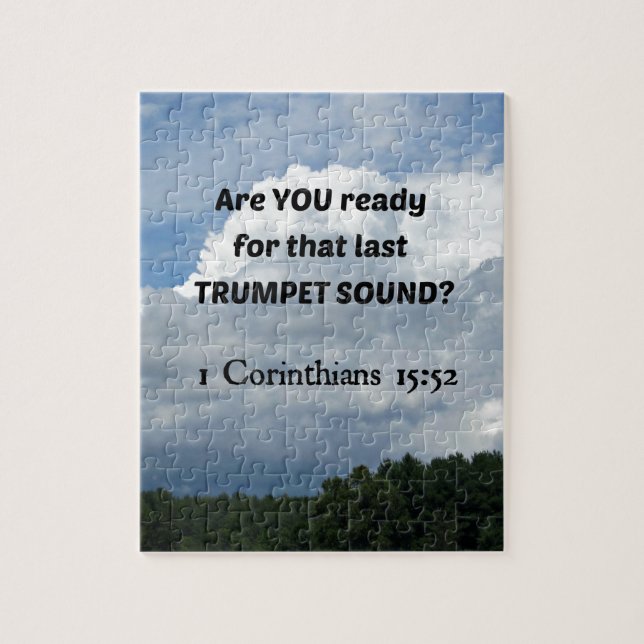 Puzzle 1 cor 15:52 - The Rapture ! (Vertical)