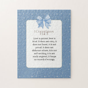 Puzzle 1 Corinthiens 13 4 5, l'amour est patient l'amour 