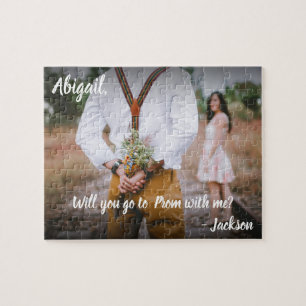 Puzzle 1 Photo Prom ou HOCO Proposition Cute Promposa Idé