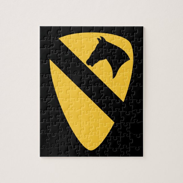 Puzzle 1ère division de cavalerie Patch Patriotic (Vertical)