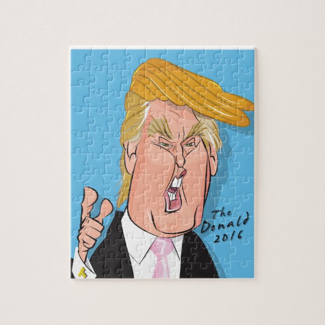 Puzzle 2016 de bande dessinée de Donald Trump (Vertical)