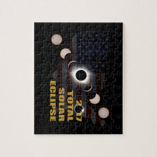 Puzzle 2017 phases totales d'éclipse solaire