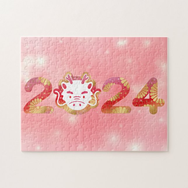 Puzzle 2024, Nouvel An chinois, Dragon (Horizontal)