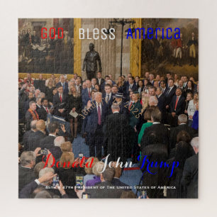 Puzzle 2025 Donald Trump prêtant serment