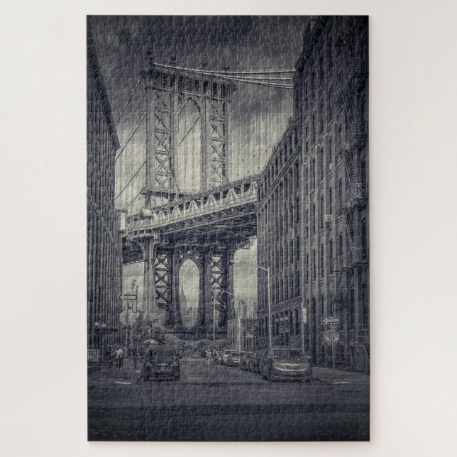 Puzzle 20" x 30", 1014 pieces Manhattan Bridge (Vertical)