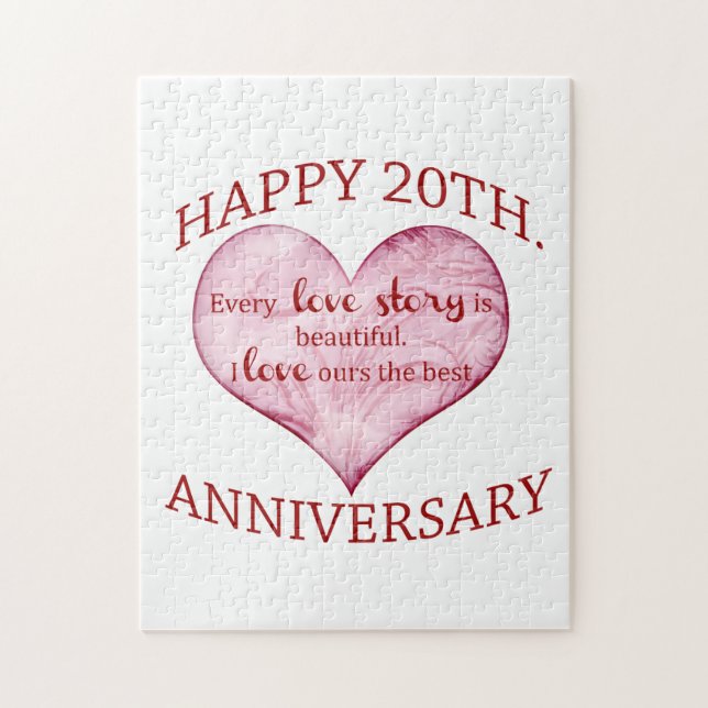 Puzzle 20ème. Anniversaire (Vertical)