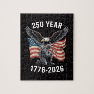 Puzzle 250 Ans 250e Anniversaire États-Unis 4 Juillet