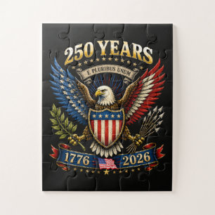 Puzzle 250 Ans d'Amérique 1776 2026 250e Anniversaire