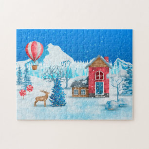Puzzle (27,9 cm x 35,5 cm, 252 cm) - Winter Scene